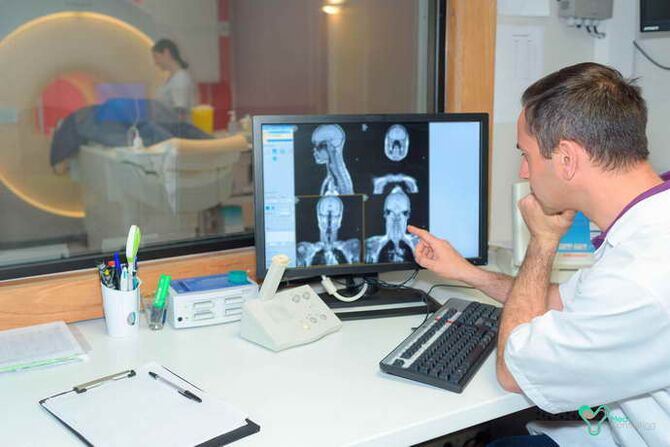 Osteokonondrosaren torakoaren diagnostikoa