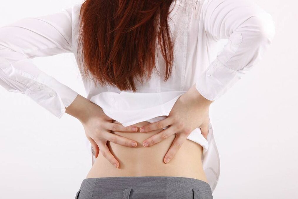 mina lumbar eskualdean